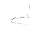 Colar Figa Cravejado Ouro Branco
