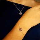 Colar Butterfly Ouro Rose