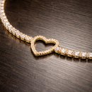 Colar Choker Heart Dourado