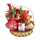 Cesta Flores e Chocolates