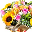 Buque Luxo Mix de Flores