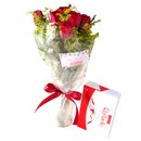 Kit Rosas com Bombom Rafello