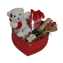 Presente coração vermelho