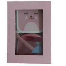 Presente hora da papinha rosa