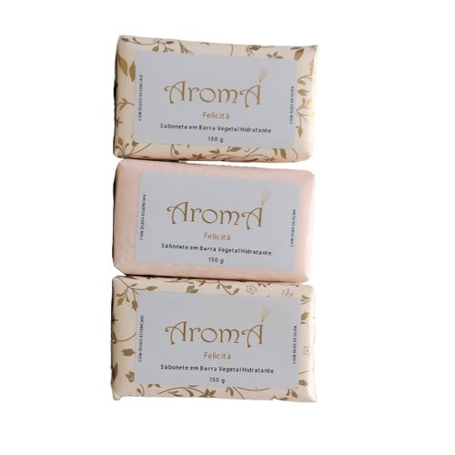 Kit Felicità Feminino: 3 Sabonetes em Barra Necessaire