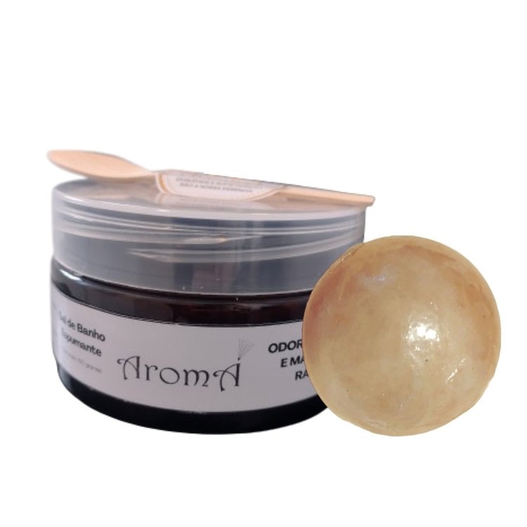 Kit Massagem - Bola de Pedra + Sal de Banho