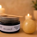 Kit Massagem - Bola de Pedra + Sal de Banho