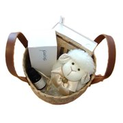 Kit Nascimento Maternidade Menina Aromá Cesto Carnaúba