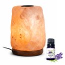 Kit Luminária Difusora de Pedra Natural e Óleo Lavanda
