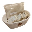 Cesta Bem-estar Aromá - 3 Sabonetes Fronha Scrunchie