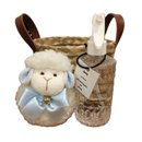 Kit Nascimento Menino Aromá c/ Cesto Carnaúba 3 itens