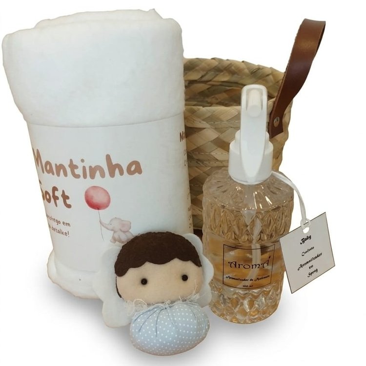 Kit Nascimento Bem Vindo Menino Aromá