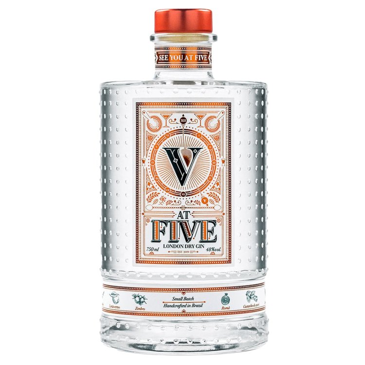 Gin At Five London Dry Gin 750ml