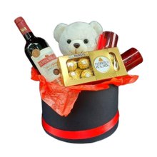 Cesta Winerr Vinho e Urso