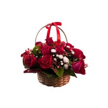 Cesta 14  Rosas Vermelhas 