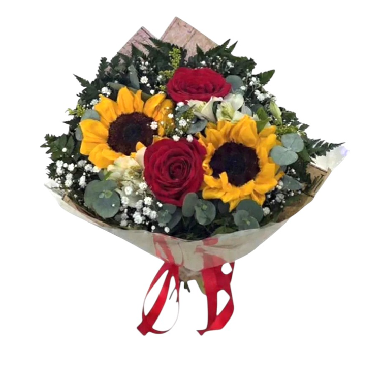 Buquê 2 Pares de Flores