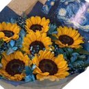 Buquê 6 Girassóis Van Gogh