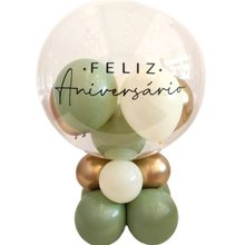 Balão decorado -  Feliz Aniversário 