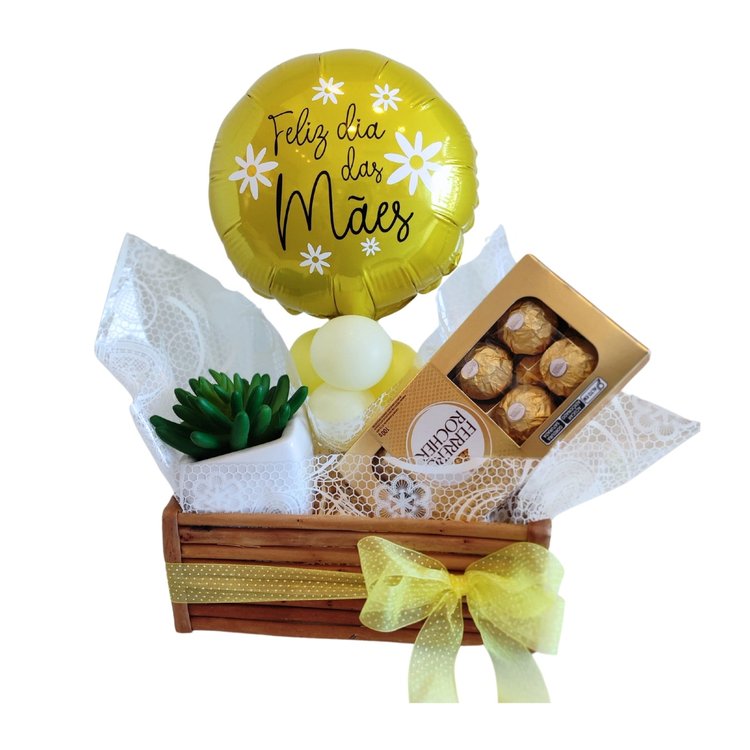 Cesta Margarida - Dia das Mães