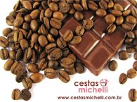 Miniatura de Foto de Tela de Fundo de Chocolate e Café